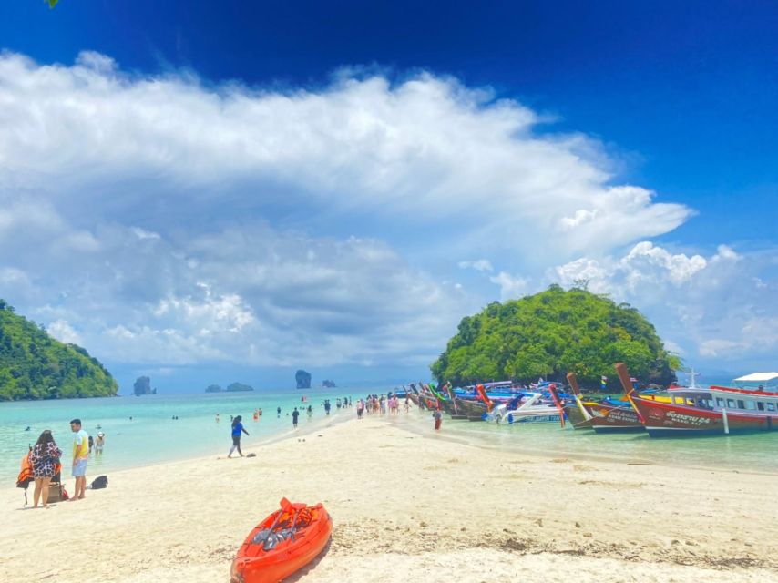 Krabi: 4 Islands & Krabi's Separated Sea Longtail Boat Tour - Chicken Island and the tidal sandbar