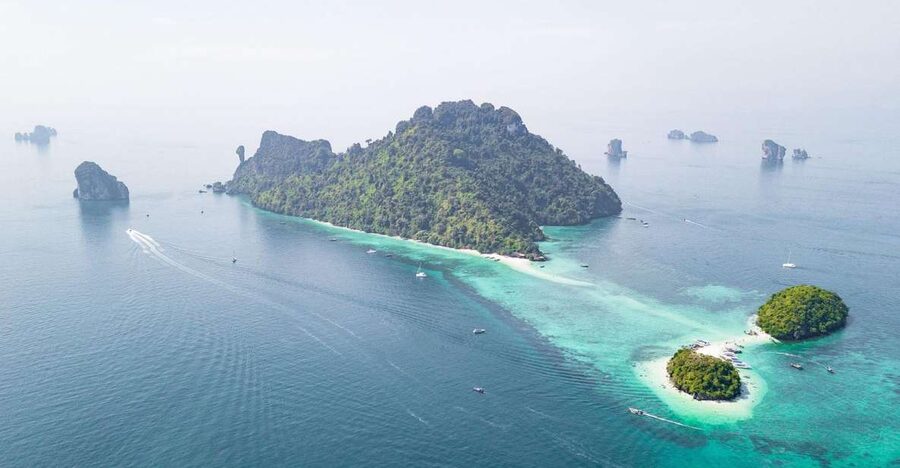 Krabi: 4 Islands & Krabi's Separated Sea Longtail Boat Tour - Morning pickup from Ao Nang and nearby hotels
