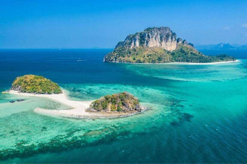 Krabi: 4 Islands Longtail Boat Tour with Lunch - Chicken Island brings the famous rock formation