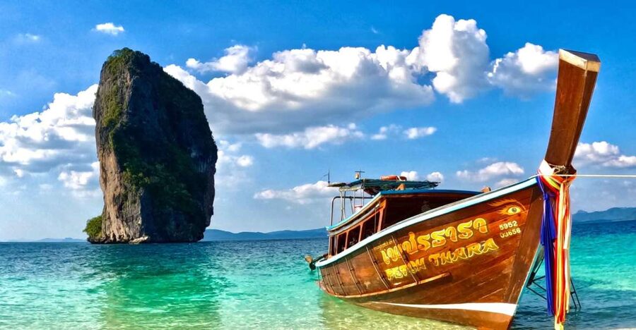 Krabi: 4 Islands Snorkeling Tour by Longtail Boat - The four-island route in one day