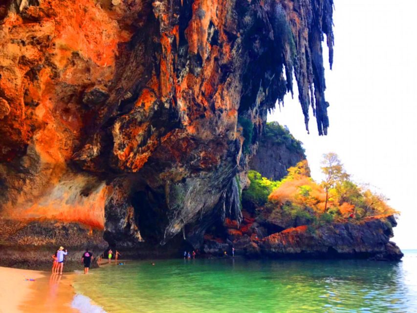 Krabi: 4 Islands Sunset Longtail Boat Tour with BBQ Dinner - Snorkeling around Railay and Chicken Island