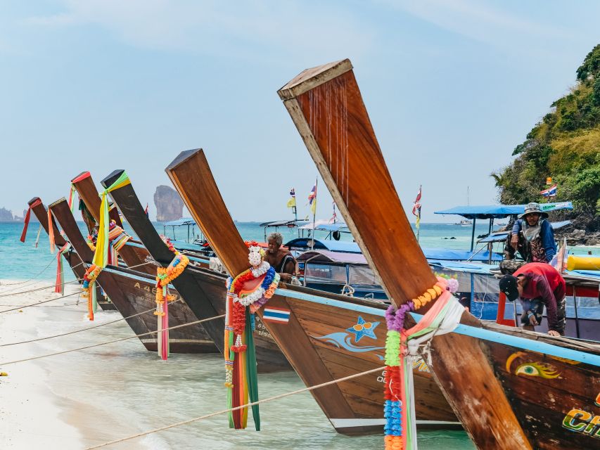 Krabi: 4 Islands Tour by Longtail Boat & Thai Buffet Lunch - A 6.5-hour route from Ao Nang to the four islands