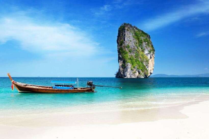 Krabi: 7-Island Tour by Longtail Boat with Sunset - The ride from Krabi to the islands