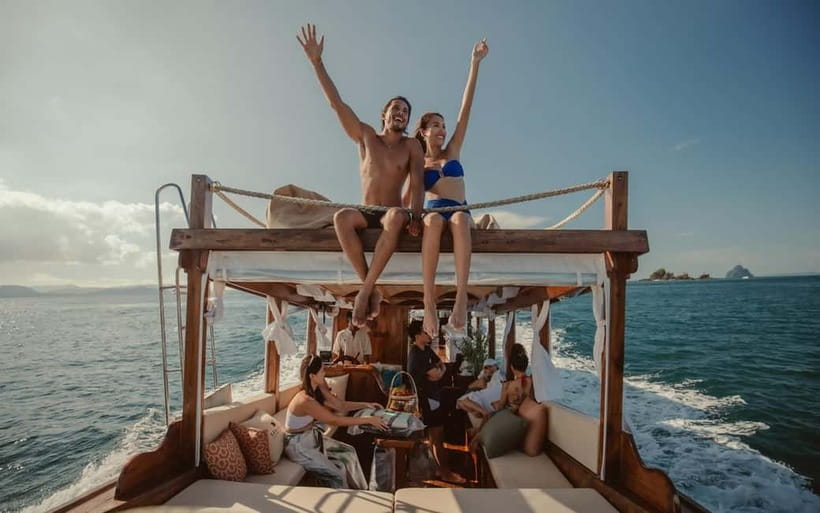Krabi: 7 Island Tour by Luxury Longtail Boat with Snorkeling - Food, drinks, and the sunset choice