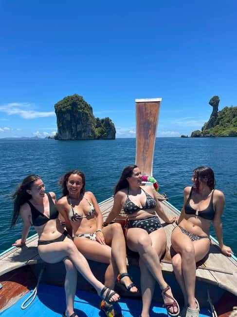 Krabi: 7 Islands Sunset by Longtail Boat with Snorkeling - Crowds, guides, and the feel of the boat