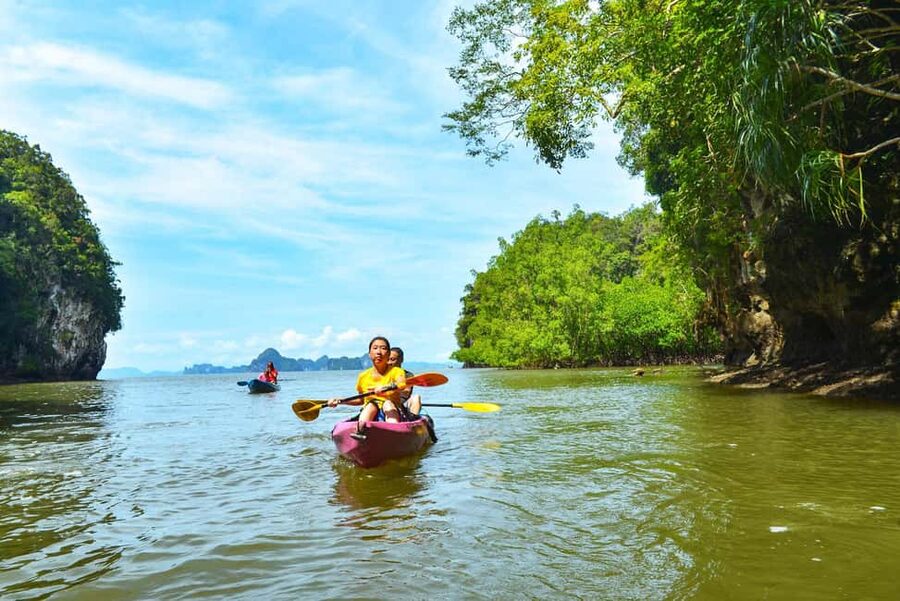 Krabi: Ao Thalane Mangrove Kayaking with Extras - Choosing the full-day add-on