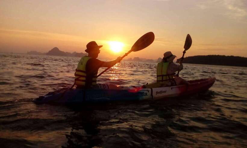 Krabi: Ao Thalane Sunset Kayak adventure (group of 10 max) - Key points at a glance
