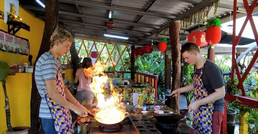 Krabi: Cooking Class at Thai Charm Cooking School with Meal - Curry paste, rice, and the hands-on lesson