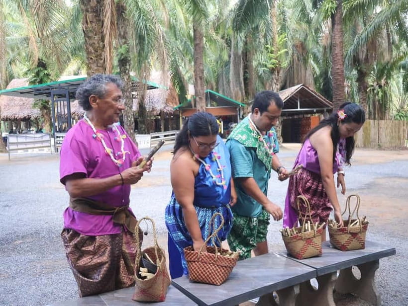Krabi: Elephant Feeding Program with Traditional Thai Dress - Meeting the Mahouts and the Elephants