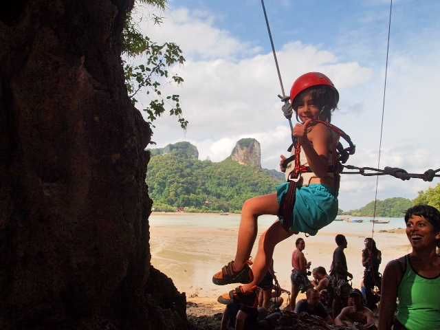 Krabi: Half-Day Rock Climbing at Railay Beach - The final call on Real Rocks Climbing School