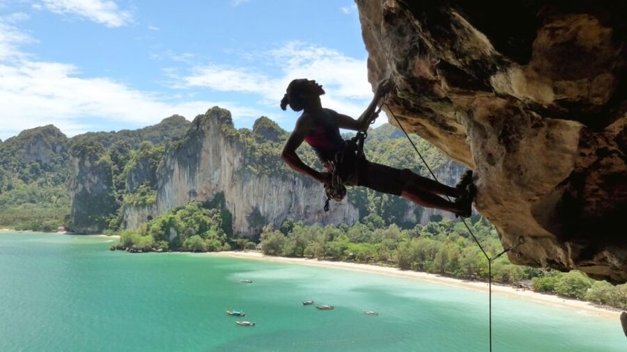 Krabi: Half-Day Rock Climbing at Railay Beach - The boat ride gives the tour a proper start