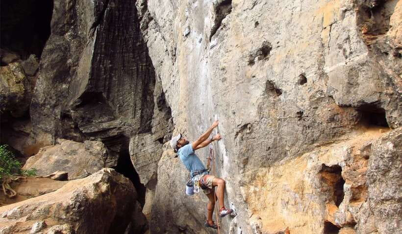 Krabi: Half-Day Rock Climbing Introduction at Railay Beach - From Krabi hotel to Ao Nam Mao Pier