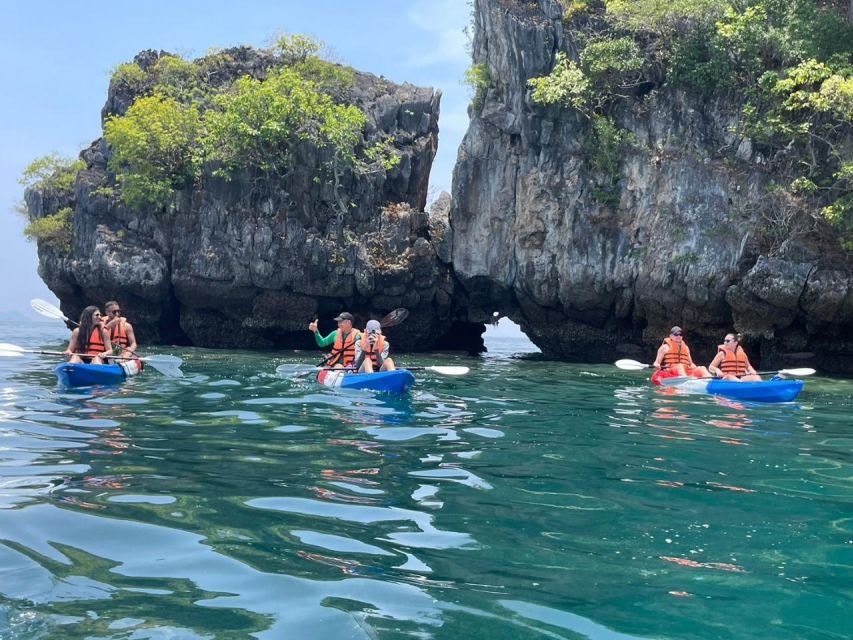Krabi: Hong Island Tour by Longtail Boat with Kayak Option - The 360-degree viewpoint climb