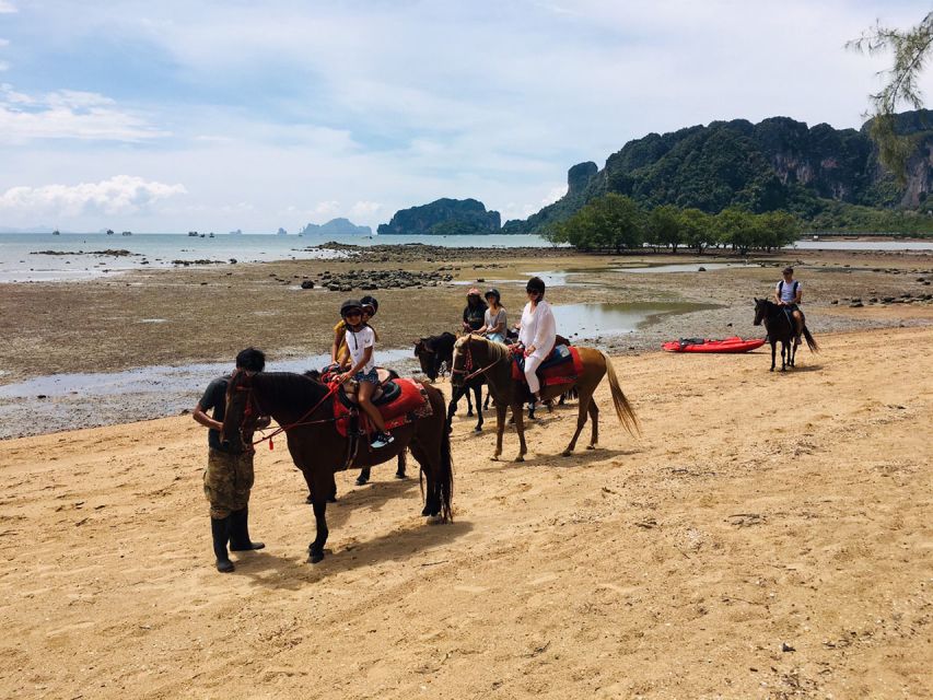 Krabi: Horseback Riding on the Beach - Riding toward Railay Bay and Phi Phi Island