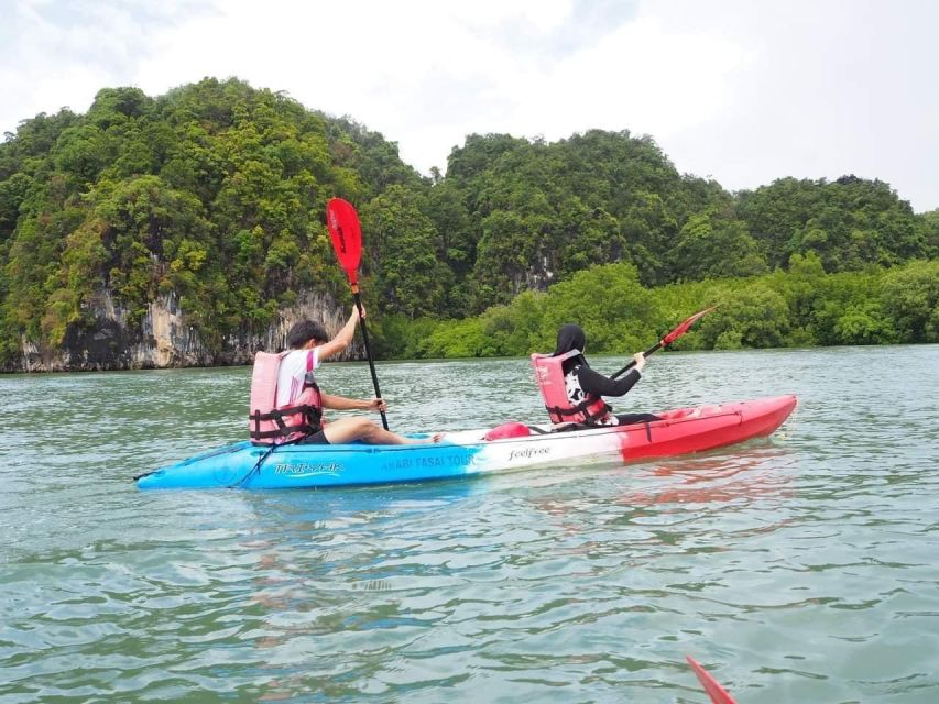 Krabi kayaking Ao thalane - Swimming, refreshments, and the onboard meal