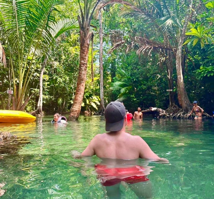 Krabi: Kayaking, Crystal Lagoon, and Fish Spa in Klong Root - Fish feeding and the simple fish spa