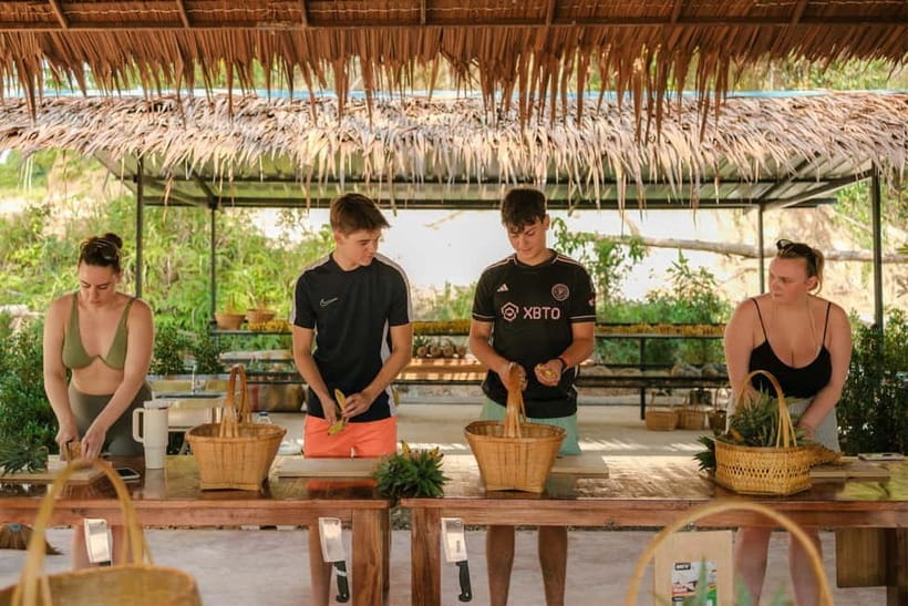Krabi: Love Elephant Sanctuary Tour - Making herbal medicine for the elephants