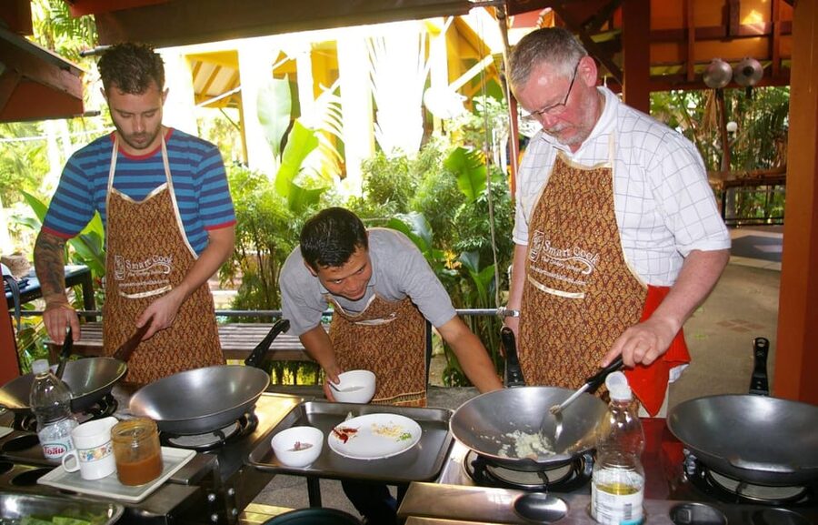 Krabi: Morning or Afternoon Culinary Adventure at Smart Cook - Fresh ingredients and a practical open-air kitchen