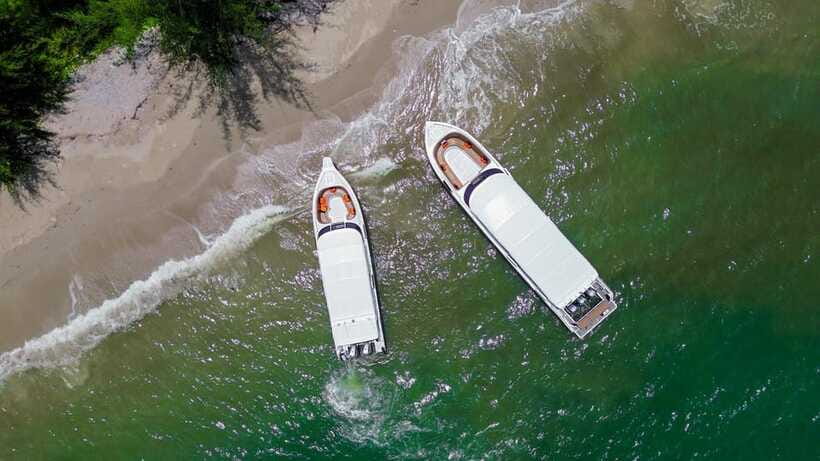 Krabi: Phi Phi and 4 Islands with Snorkeling by Speed Boat - The return ride and guide service