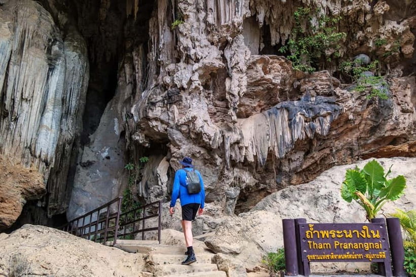 Krabi: Railay Beach & Caves + Jurassic World : Rebirth Sites - Diamond Cave’s short underground walk