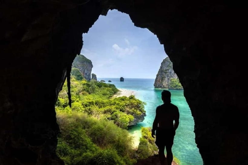 Krabi: Railay Beach & Caves + Jurassic World : Rebirth Sites - Phra Nang Cave Shrine and local belief