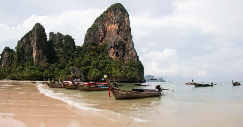 Krabi: Railay Beach & Caves + Jurassic World : Rebirth Sites - Bat Cave and the most active section