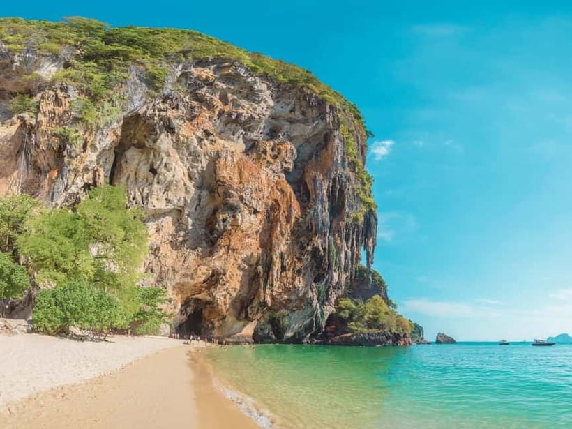 Krabi: Railay Phra Nang & Diamond Cave Sunset Plankton Tour - Boat ride through Phai Plong Bay