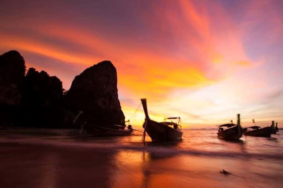 Krabi: Railay Sunset and Bioluminescent Plankton Tour - The ride to Railay Beach