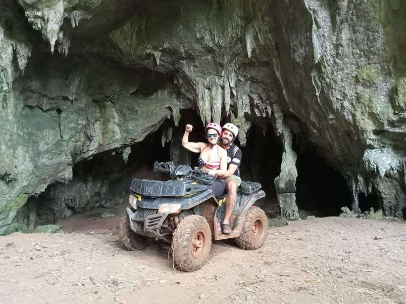 Krabi: Saitai Mountain Tail ATV Adventure - Riding through rubber and oil palm plantations