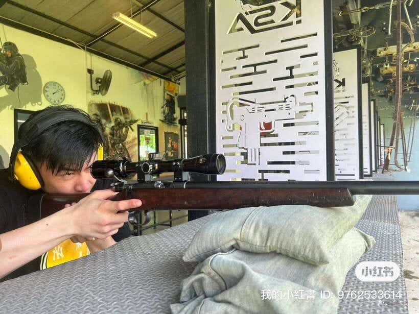 Krabi shooting range(.22 LRM4, .10 bullet) - A short shooting session outside Ao Nang