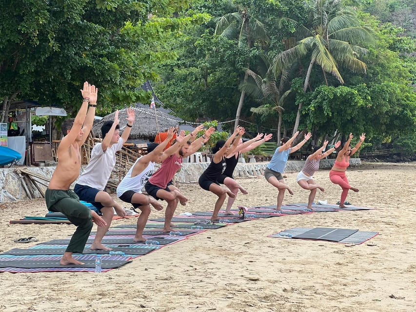 Krabi: Sunrise Yoga Balance Join-in Class - Starting the day at Yoga On the Beach in Ao Nang