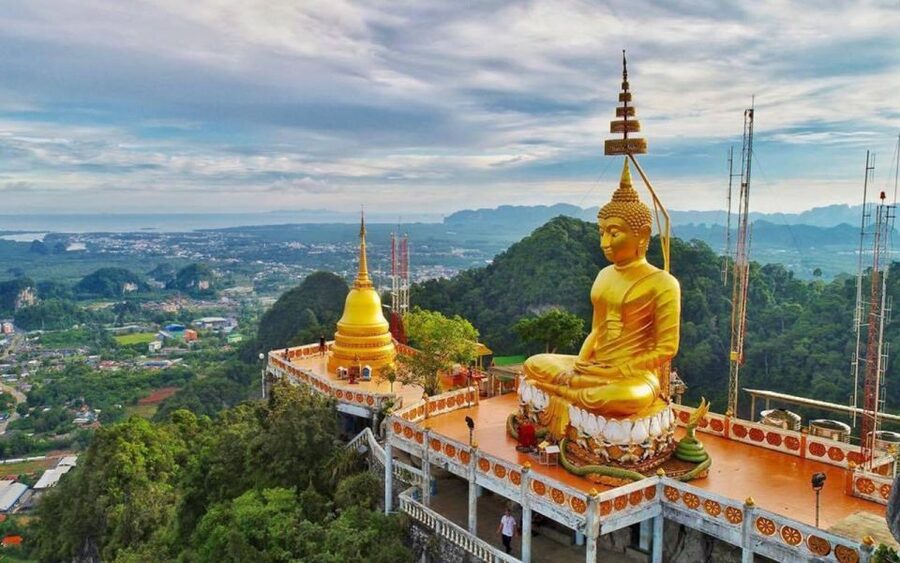 Krabi: Tiger Cave, Hot Springs and Emerald Pool Jungle Tour - Morning pickups and the ride inland