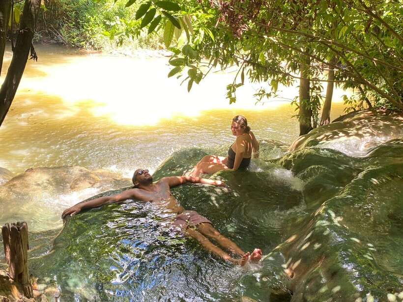 Krabi: Tiger Cave Temple, Emerald Pool and Hot Springs Tour - Blue Lagoon: a short walk and a beautiful frame