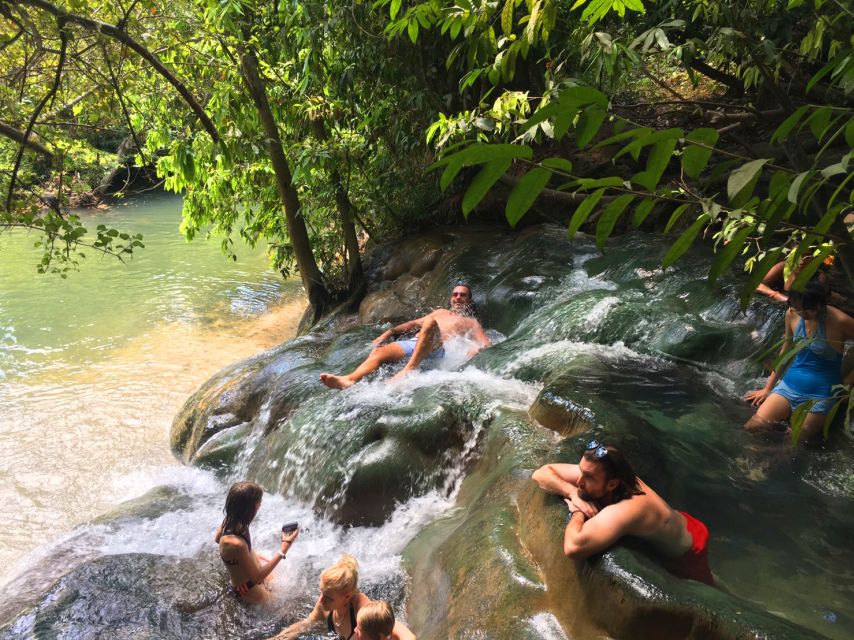 Krabi: Tiger Temple, Hot Springs & Crystal Pool Jungle Tour - Monkeys, heat, and temple manners