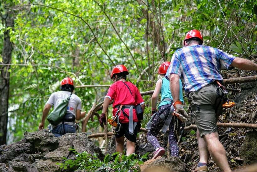 Krabi: Ziplining with Abseiling and Rock Climbing Options - Zone B brings the biggest rush