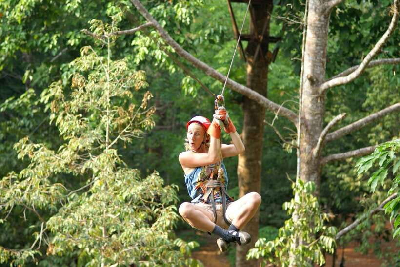 Krabi: Ziplining with Abseiling and Rock Climbing Options - Rock climbing adds skill, not just speed
