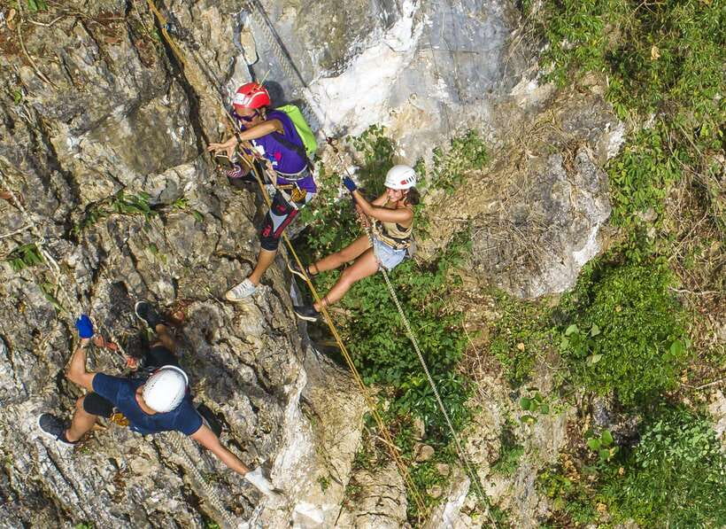 Krabi: Ziplining with Abseiling and Rock Climbing Options - Zone A: six zip lines in two hours