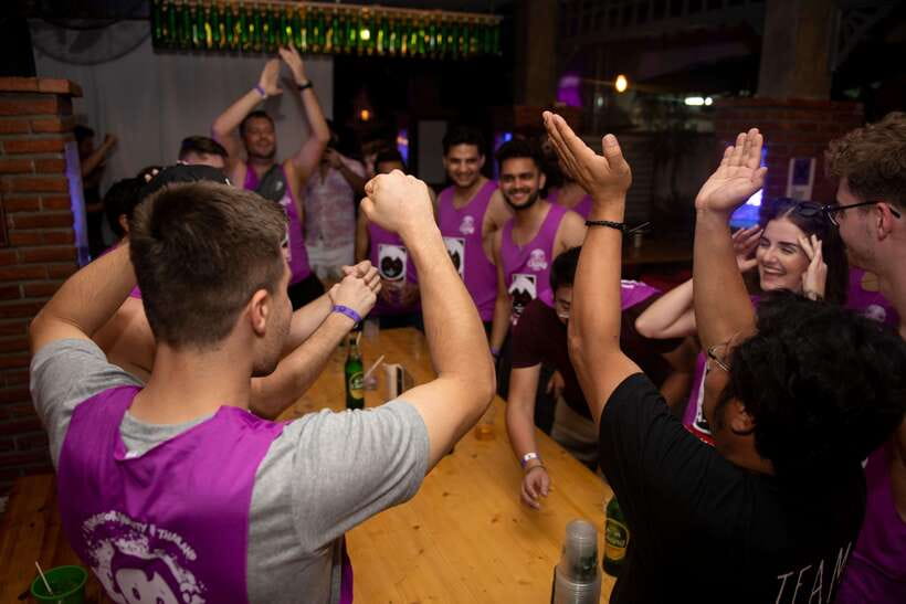 Mad Monkey Bangkok Pub Crawl - Best Friend bar at 10:30 PM