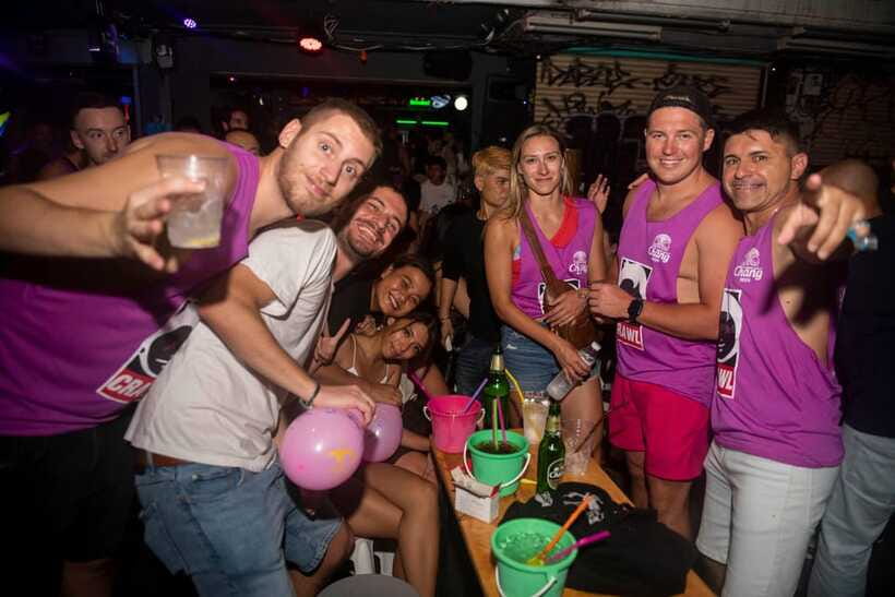 Mad Monkey Bangkok Pub Crawl - Who will get the most from this crawl