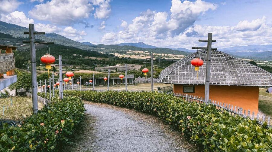 Pai: Sunset Tour with Yun Lai, Pai Canyon, Two Huts - Two Huts is the sunset finish