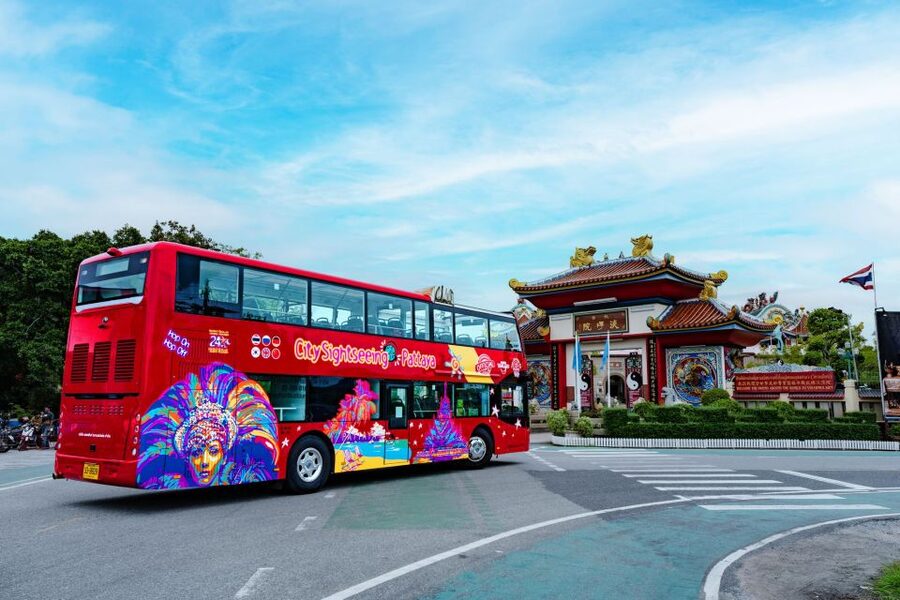 Pattaya: City Sightseeing Hop-On Hop-Off Bus Tour - Columbia Pictures Aquaverse and Ambassador City Jomtien