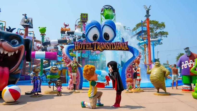 Pattaya: Columbia Pictures Aquaverse Entry Ticket - Start with the movie zones, then choose your pace