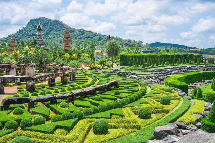 Pattaya: Nong Nooch Tropical Garden Ticket for Foreigners - The French Garden and the park’s grandest views