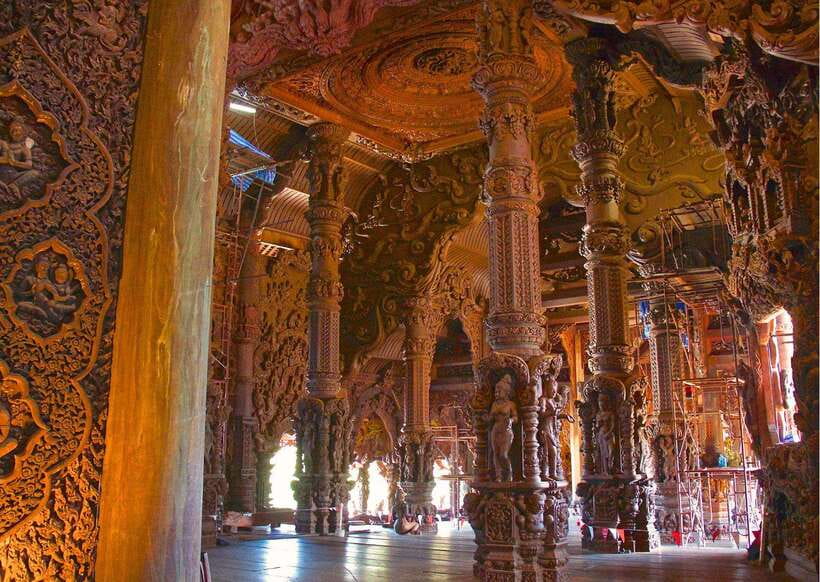 Pattaya: Sanctuary of Truth Admission with Guided Tour - Why the all-wood construction matters