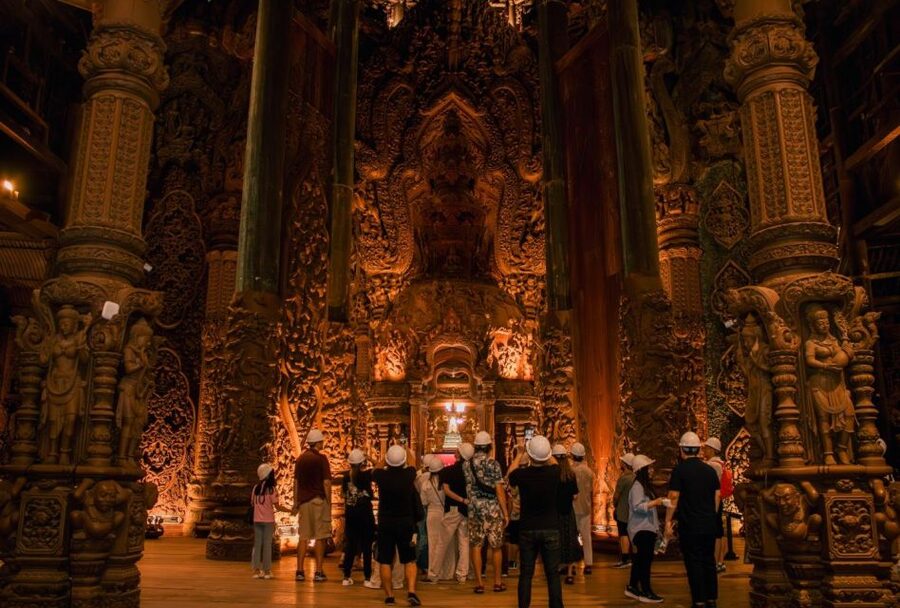 Pattaya: The Sanctuary of Truth Admission Ticket - The guided tour gives the carvings a clear meaning