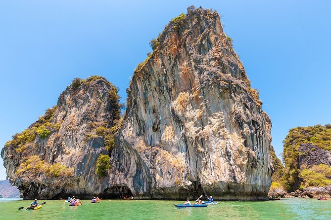 Phang Nga Bay and James Bond Island with Canoeing By Big Boat - Phanak Island and the first canoe ride