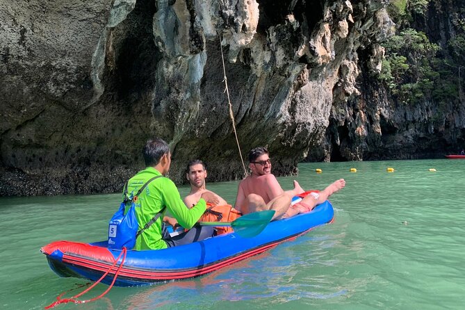 Phi Phi and James Bond Private Boat Tour - Koh Rang Yai, fruit, and the ride home