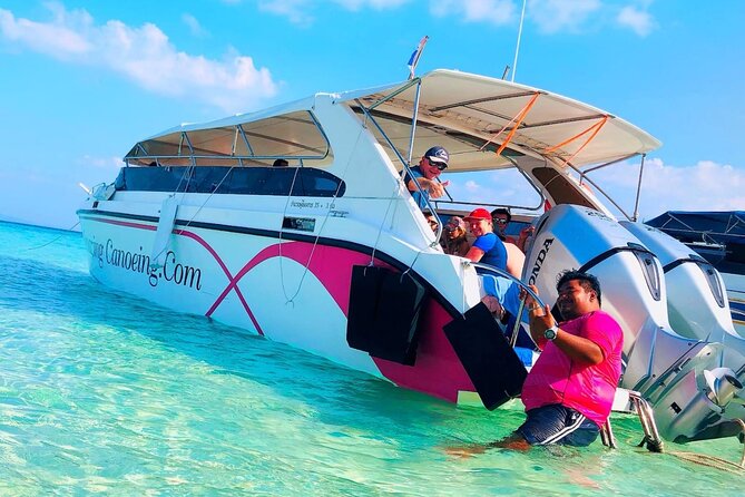 Phi Phi & Bamboo Islands Snorkeling Tour with Lunch by Speedboat - Crossing to Phi Phi Leh by speedboat