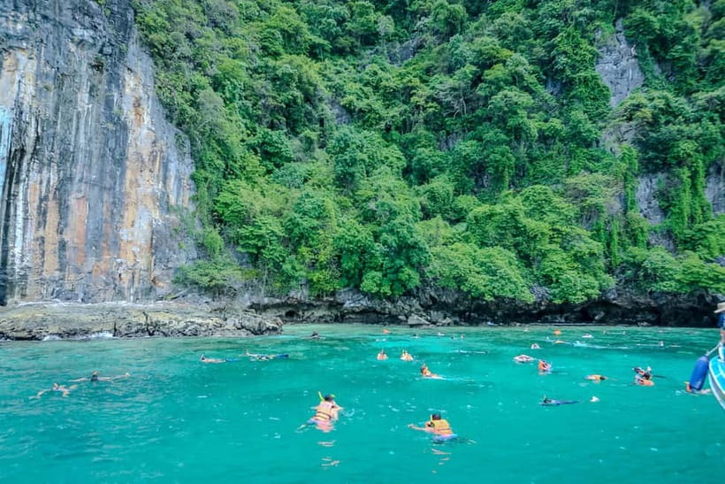 Phi Phi: Half Day Long Tail Boat to Maya Bay - Viking Cave, a short scenic stop