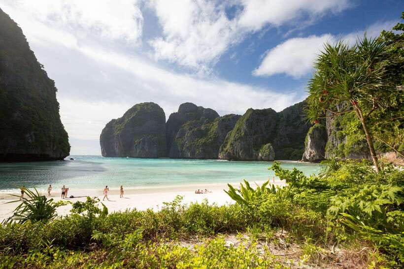 Phi Phi Half Day or Full Day by Longtail to Maya and Bamboo - Sunset and glowing plankton after dark